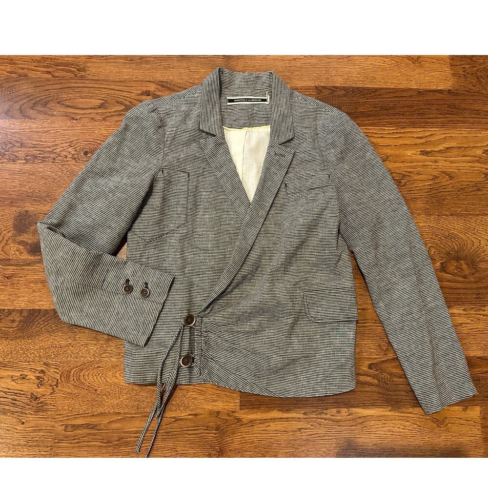 Anthropologie Daughters of the Liberation Pinstriped Jacket Women’s 8 Blazer